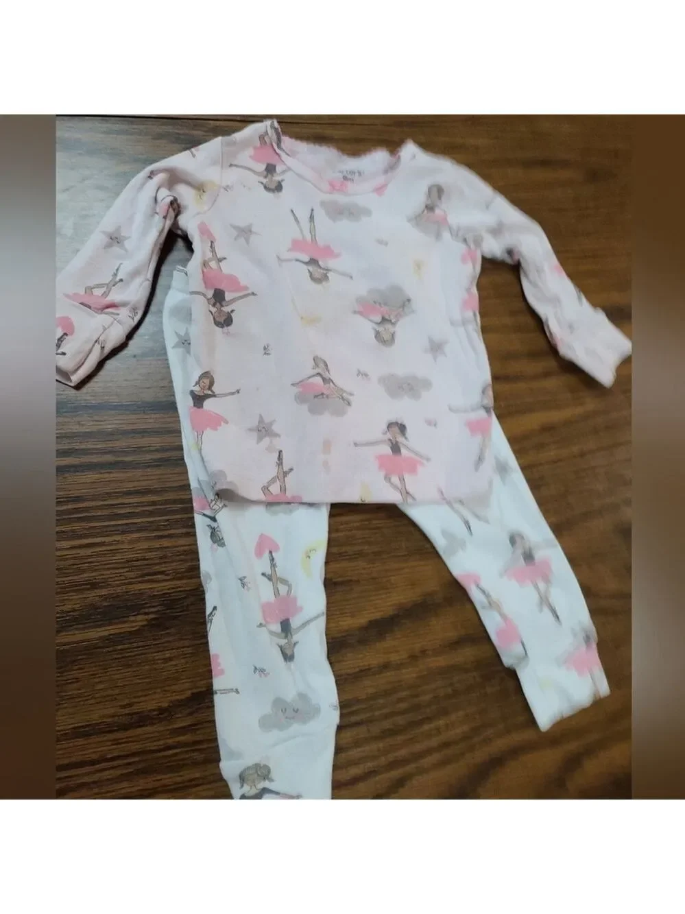 Girls' 4-Piece Carter's Set: Pajamas & Outfit, 6-9 Mos